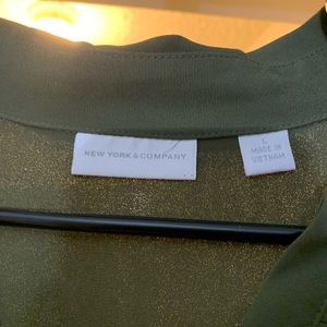 Green long sleeve dress